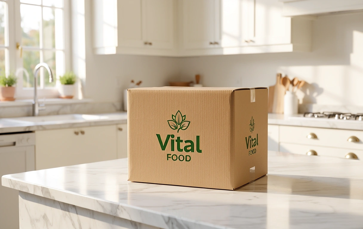 Vital Food premium delivery packaging